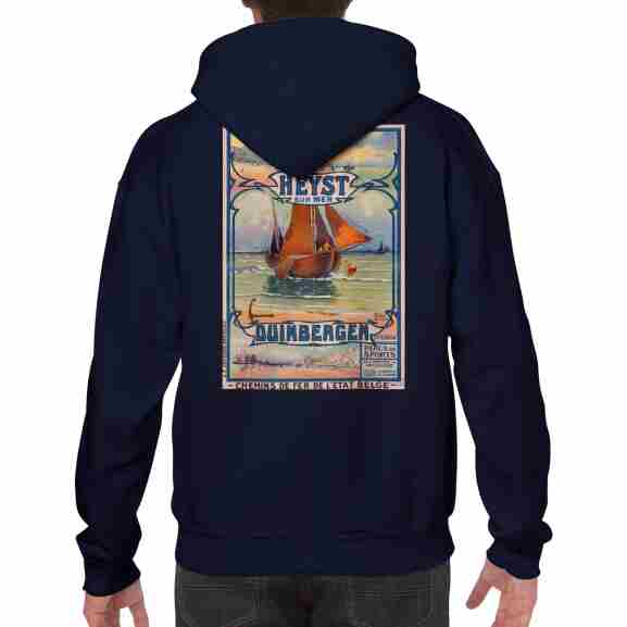 Witte Klassieke Hoodie met Dubbeldraads Stiksel Witte klassieke hoodie met dubbeldraads stiksel op schouder