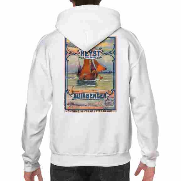 Witte Klassieke Hoodie Wassen Zelfde Kleuren Witte klassieke hoodie wassen met zelfde kleuren
