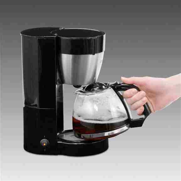 Cloer 5019 koffiezetapparaat zwart met verwijderbaar filterelement