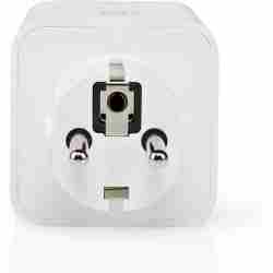 Nedis witte slimme stekker met Wi-Fi voor stembediening