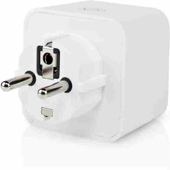 Nedis witte slimme stekker met Wi-Fi voor energiebesparing