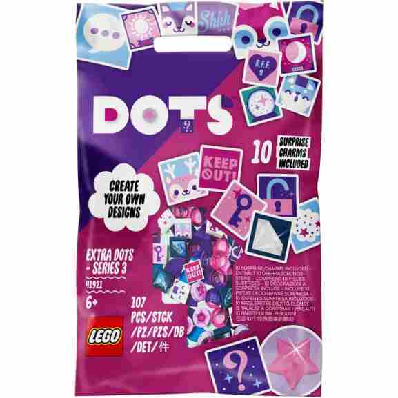 Lego Dots 41921 Extra Dots met 10 speciale tegels met geheime opdruk
