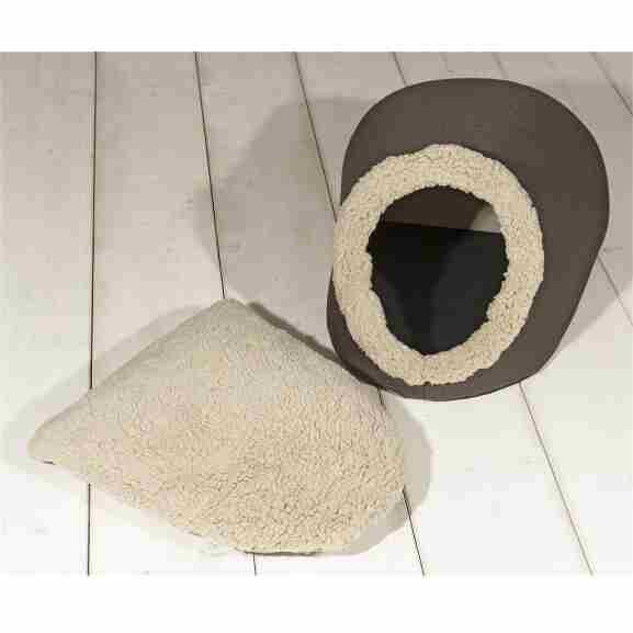 Sun Garden Simba huisdierenhol antraciet/grijs cocon