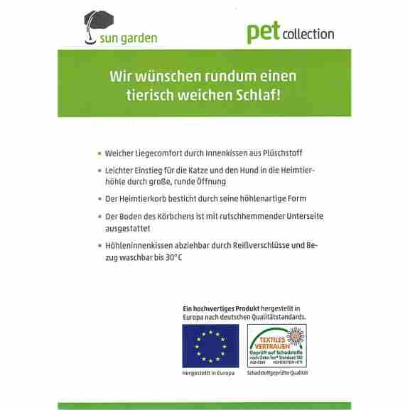Sun Garden Simba hol antraciet/grijs compact formaat