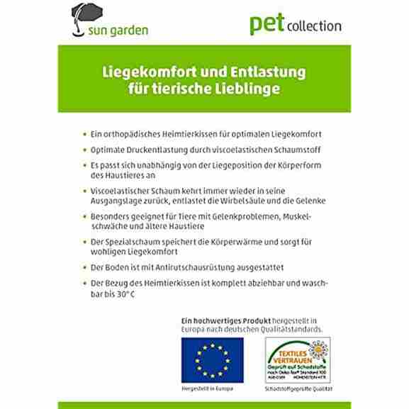 Sun Garden Buddy orthopedisch kussen antraciet