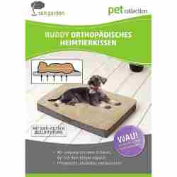 Sun Garden Buddy hondenkussen beige met antisliplaag