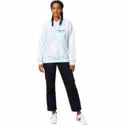 MyPurity witte klassieke hoodie met dubbel gevoerde capuchon