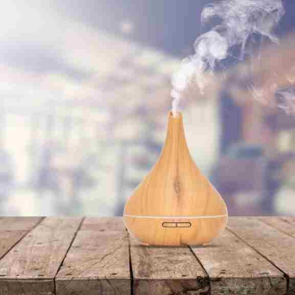 Lotus Pro Light Wood diffuser met ultrasone technologie