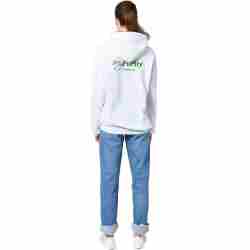 MyPurity witte klassieke hoodie exclusief op bestelling