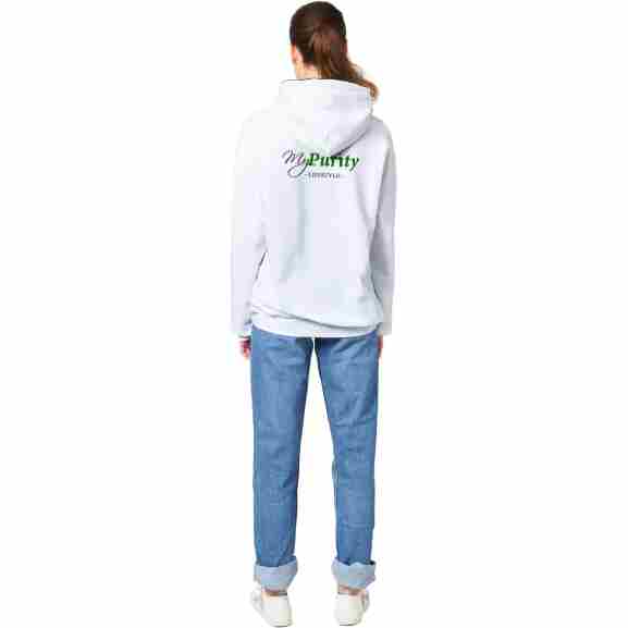 MyPurity Hoodie Exclusief Op Bestelling MyPurity witte klassieke hoodie exclusief op bestelling