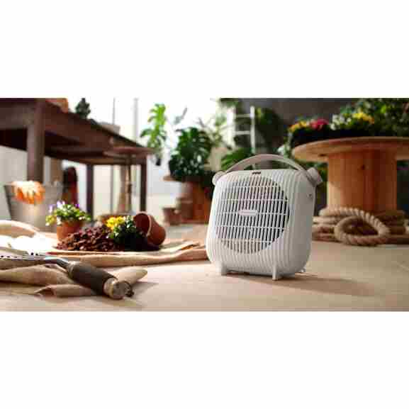 Delonghi HFS30B24.W witte ventilatorkachel met zomerventilatie