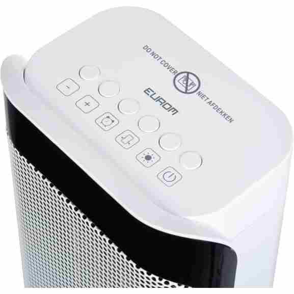 Eurom Sub-Heat 2000 keramische verwarming met koude-lucht-ventilator in wit en zwart