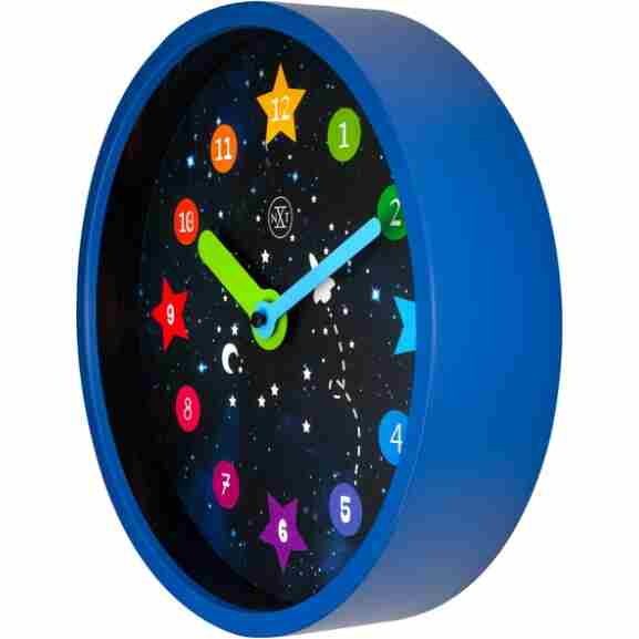 Nextime Nx-7356 Apollo Wandklok met stille werking en arabische cijfers