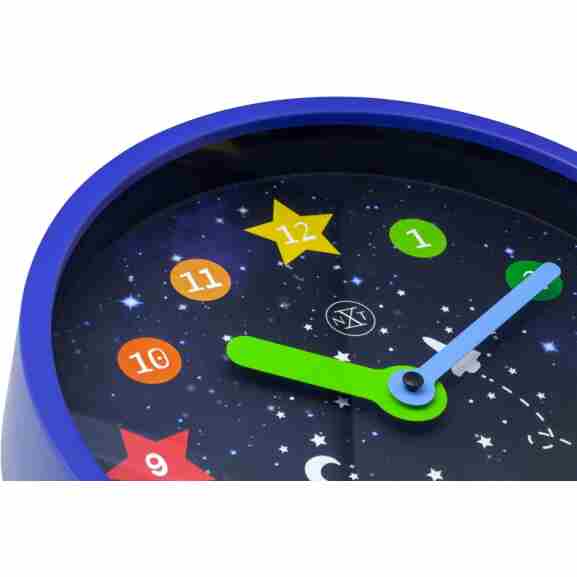 Nextime Nx-7356 Apollo Wandklok met kleurige opdruk van de uren