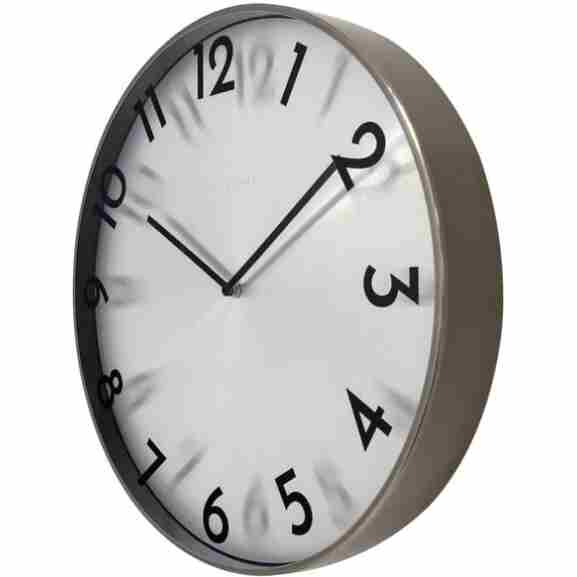 NeXtime Reflection wandklok met schaduwen en kleuren