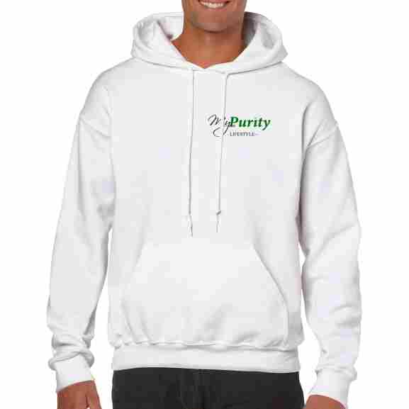 MyPurity Hoodie voor Koude Dagen MyPurity witte klassieke hoodie voor koude dagen