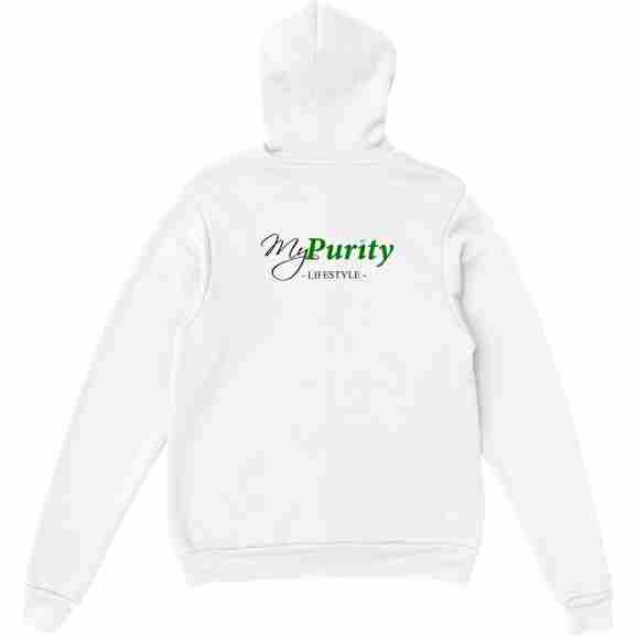 MyPurity Hoodie voor Elke Gelegenheid MyPurity witte klassieke hoodie voor elke gelegenheid