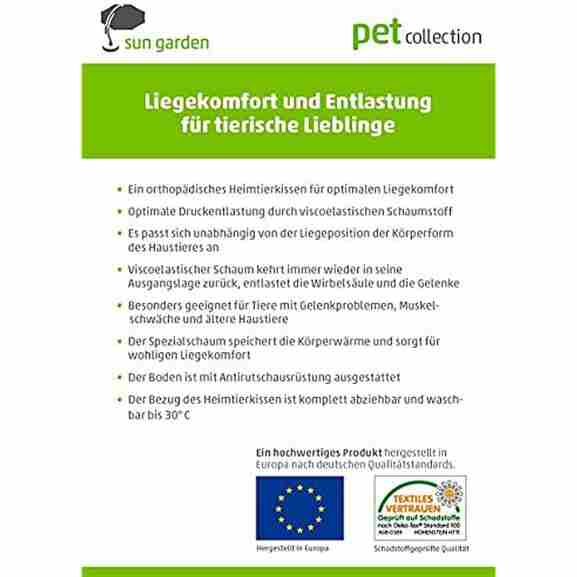 Sun Garden orthopedisch kussen lichtgrijs met temperatuurregulatie