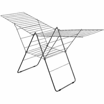 Metaltex Amsterdam Droogrek 32 M Drooglijn 208x64x104 cm Zwart