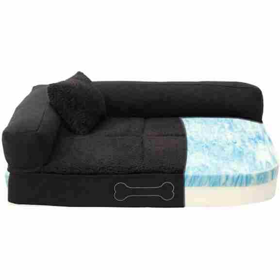 Sun Garden Pallina comfort kussen bruin/beige voor honden