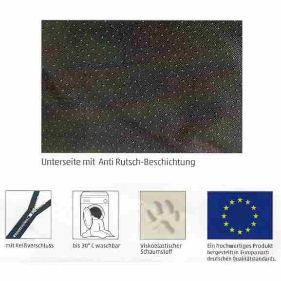 Sun Garden Pallina premium kussen bruin/beige met pluche