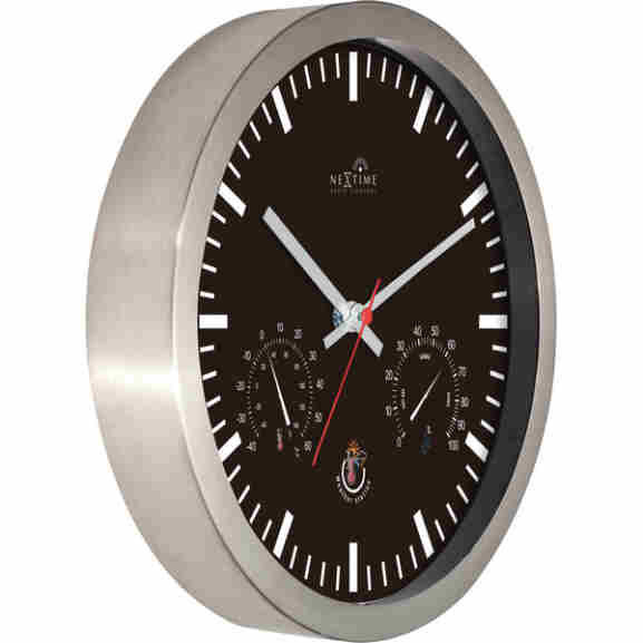 Nextime Ne-90513Zw weerstation in zwart aluminium
