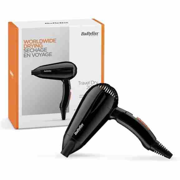 Babyliss föhn met blaassnelheid van 79 km/uur, zwart