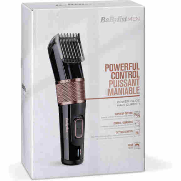 Babyliss E974E tondeuse met een autonomie van 60 minuten in zwart/rosé