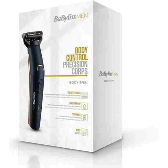 Babyliss BG120E bodytrimmer, waterproof en snoerloos, met een gebruikstijd van 70 minuten