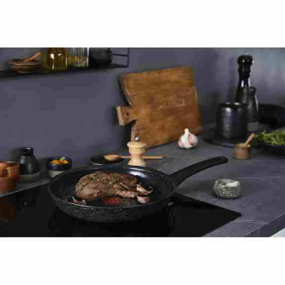 Tefal Intensity koekenpan voor krokante gerechten in zwart