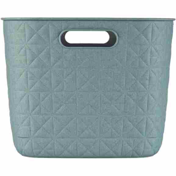 Stylische Curver Softex opbergmand Large van 19 liter in mintblauw met stevige constructie en moderne uitstraling