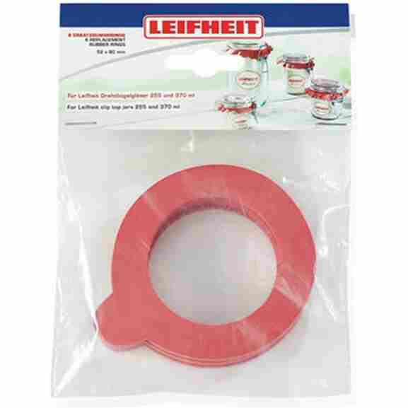 Leifheit 3215 Rubberen Weckringen 52x80 mm Oranje