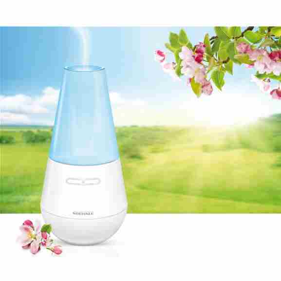 Soehnle 68025 Valencia aromaverspreider met ultrasone technologie en blauwe LED-lamp
