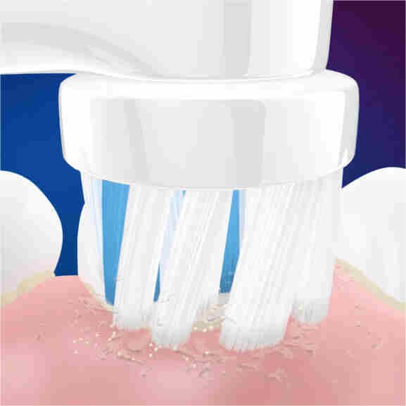 Oral-B Kids Disney Frozen 2 elektrische tandenborstel met reisetui in blauw en wit