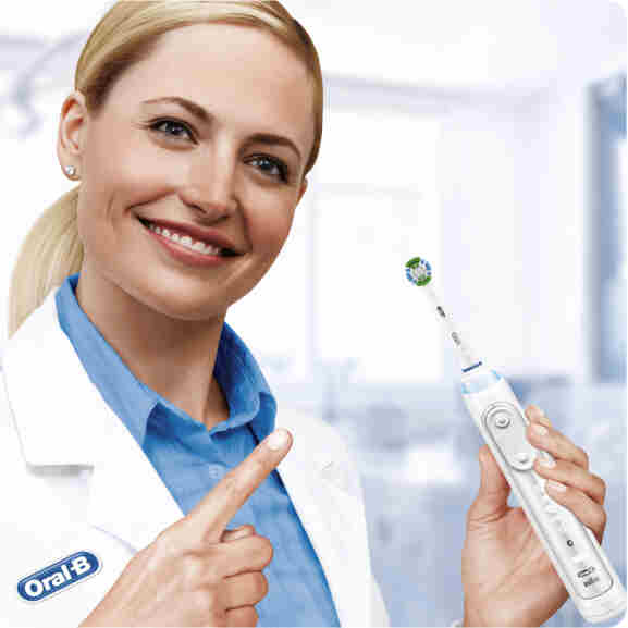 Oral-B Precision Clean opzetborstel compatibel met alle Oral-B-handvatten, behalve Pulsonic en iO, in blauw, groen en wit