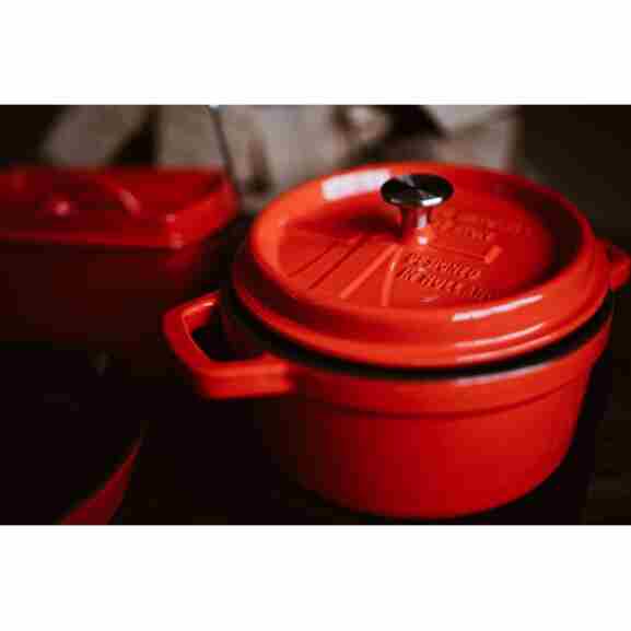 Oranje Solinger The Windmill Premium gietijzeren braadpan met emaille laag