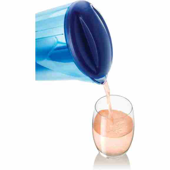 Metaltex Cool Infusion schenkkan met filter, blauw, 2L, voor gekoelde dranken