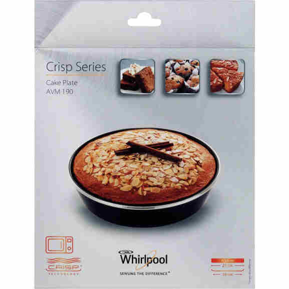 Whirlpool Crispeed Cakevorm ideaal voor pizza's, taarten en quiches