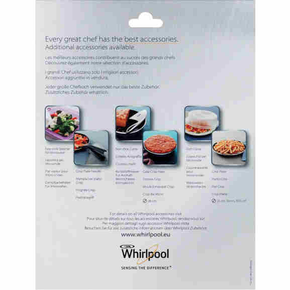 Whirlpool Crispeed Cakevorm voor een snelle en crispy chocoladetaart in 12 minuten