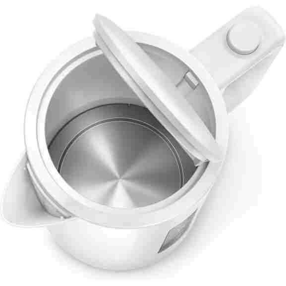 Philips HD9318/00 waterkoker in wit met meervoudig veiligheidssysteem en snoerloze draaivoet