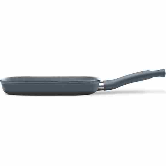 Cuisinox Grillpan Denim Blues met ILAG Xera-Dur coating voor gezond grillen
