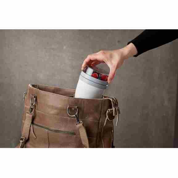 Mepal Ellipse Lunchpot met BPA-vrij materiaal en twee praktische compartimenten van 500ml en 200ml voor het meenemen van