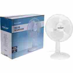 Excellent Electrics witte tafel ventilator met 30 cm diameter en 45W vermogen