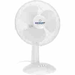 Excellent Electrics witte tafel ventilator met 3 standen en 1,5 meter snoer