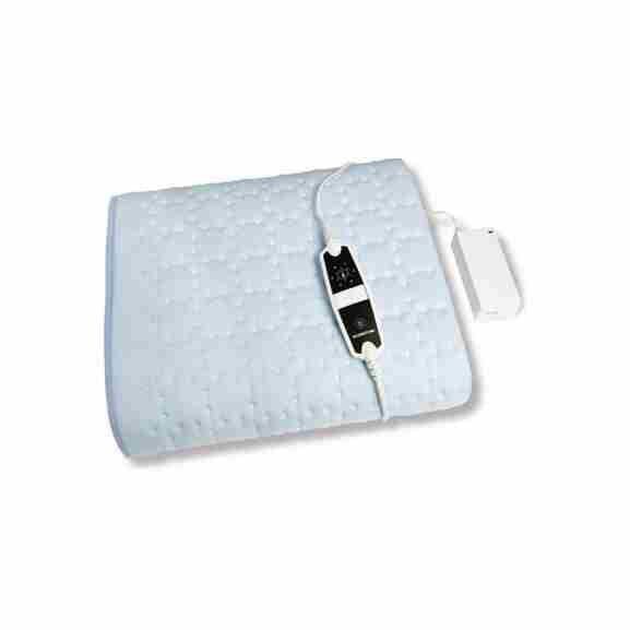 Inventum zwakstroom elektrische deken met afkoppelbare transformator voor eenvoudig wassen