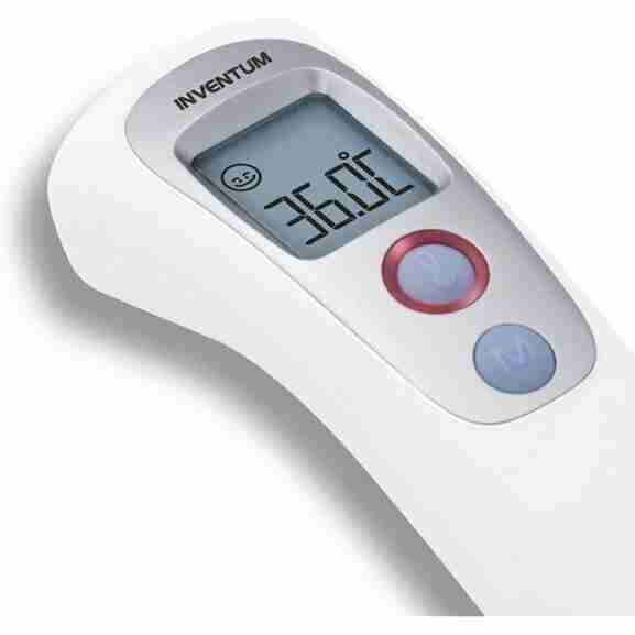 Inventum Tmc609 infrarood thermometer met koortsindicatie en geheugenfunctie in wit