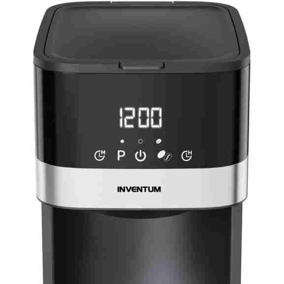 Inventum Kz818D koffiemachine met capaciteit van 1,2 liter voor 10 koppen, voorzien van automatische uitschakeling