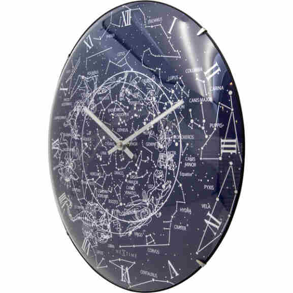Nextime Ne-3165 klok met blauwe gloed en glow in the dark technologie