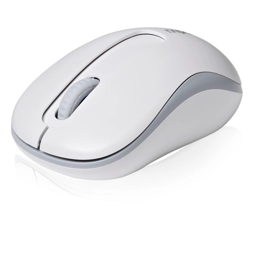 Rapoo witte draadloze muis met Nano USB-ontvanger en 1000 DPI resolutie