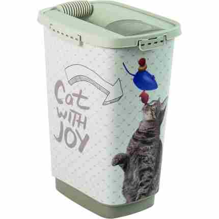 Rotho Cody Cat Pet Food Container 25L Cappuccino/Zand